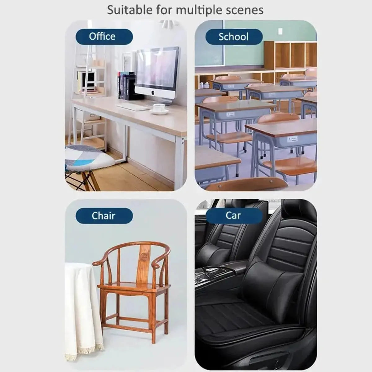 Ergonomic Memory Foam Seat Cushion