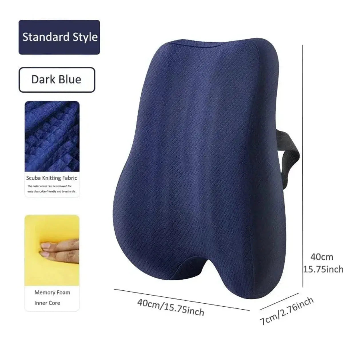 Ergonomic Memory Foam Seat Cushion