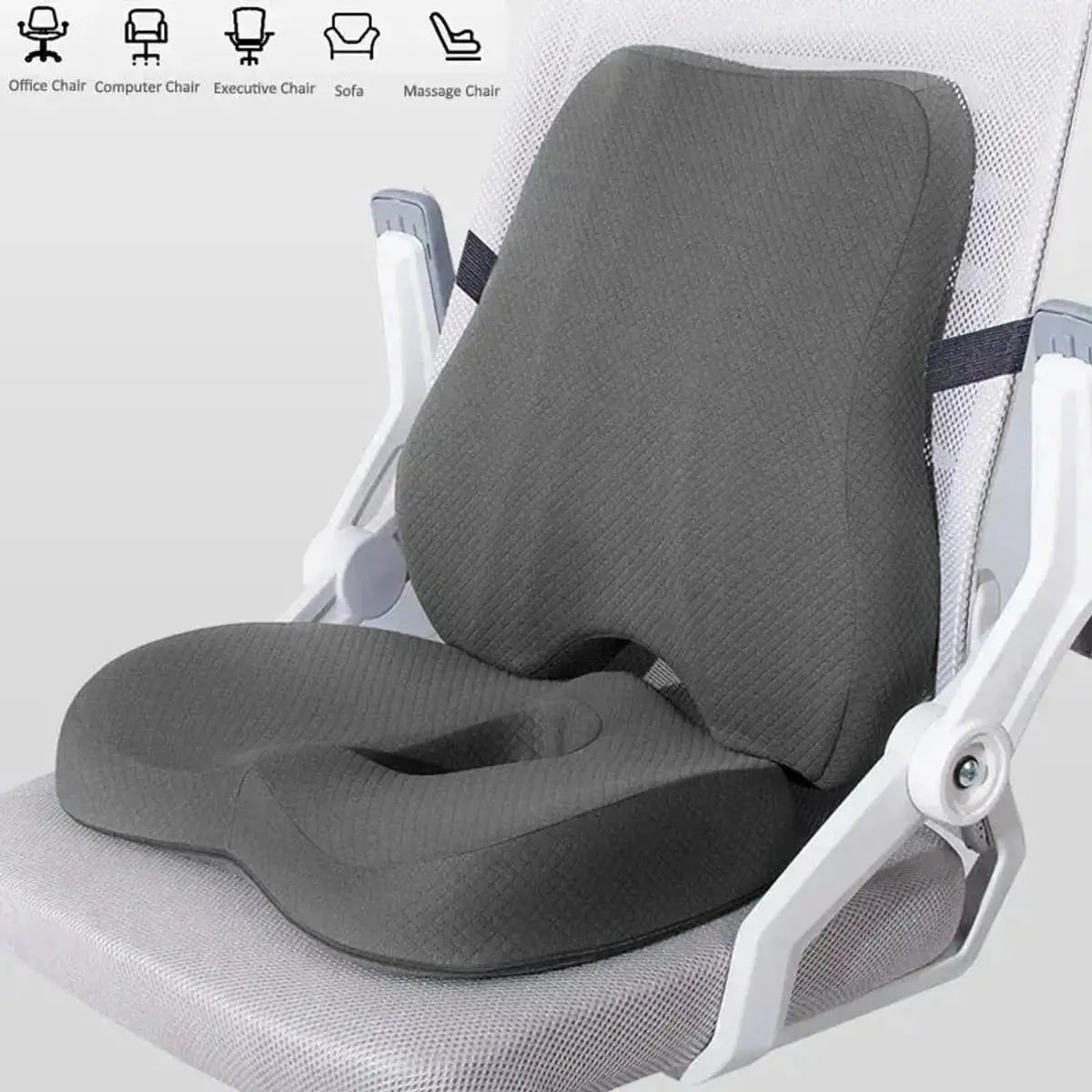 Ergonomic Memory Foam Seat Cushion