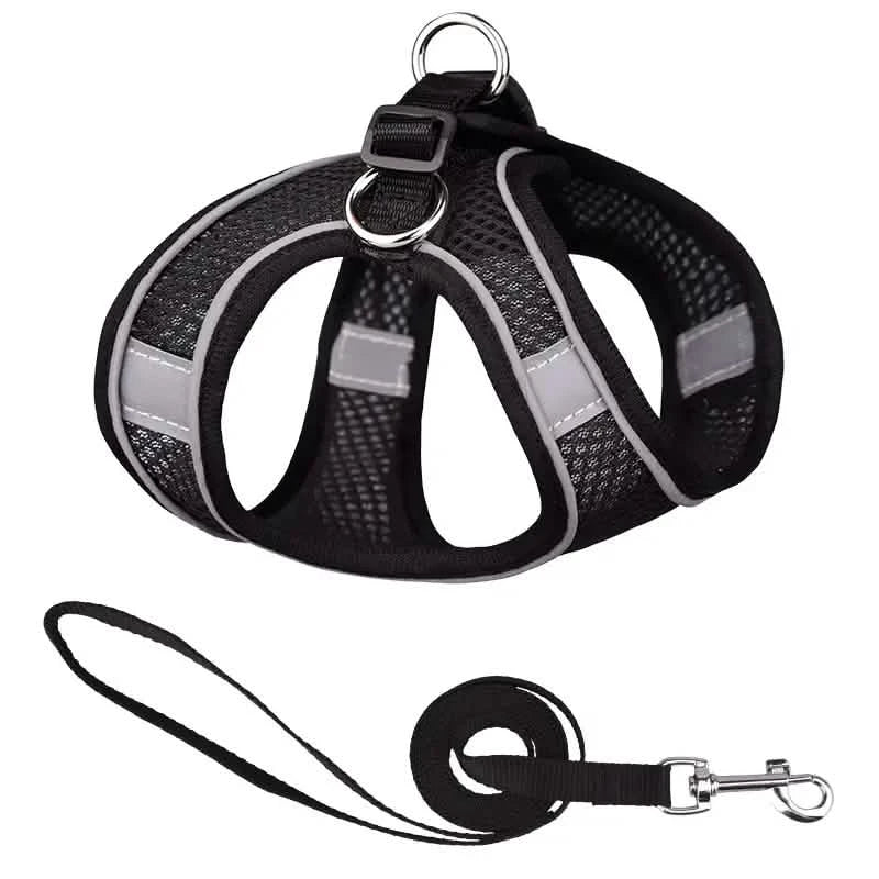 Reflective Dog Harness with Leash