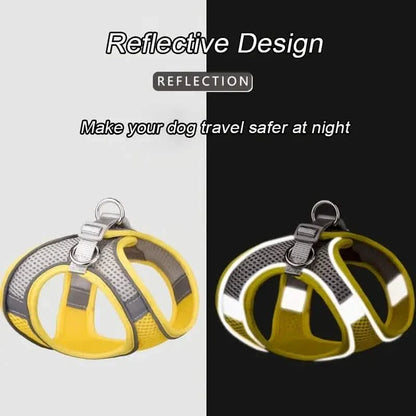 Reflective Dog Harness with Leash