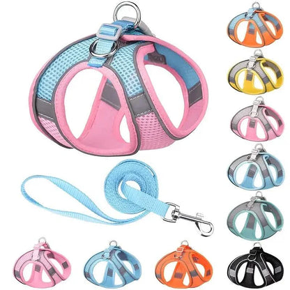 Reflective Dog Harness with Leash